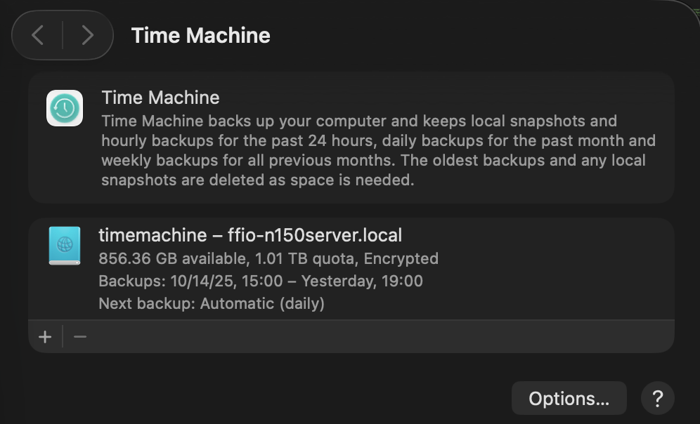 Avoid MacOS Time Machine issues with Ubuntu SMB by Separating Users